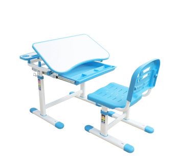 Комплект FunDesk Kids Furniture Sorriso парта+стілець Синій (Блакитний) фото-2