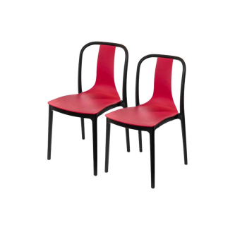 Комплект стульев АКЛАС Ристретто PL 2 шт Красный (Красный) фото-1