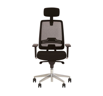 Кресло Новый Стиль Absolute R HR NET BLACK EQA AL70 Черный (CSE 14 OP 24) фото-2