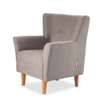 Кресло DLS Атлас-1 80x70 Серый (Magic Graphite Орех) фото-2