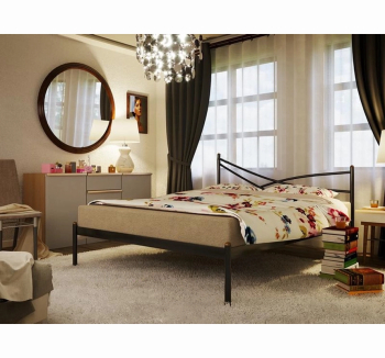 Кровать Метакам Liana-1 200x140 Серый (Шагрень серая) фото-2