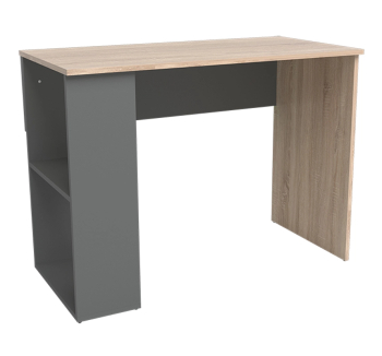 Стол для ноутбука NIKA Мебель Минивайт 23/1000 зеркальный 100x50 Оранжевый (Бук Бавария светлый)