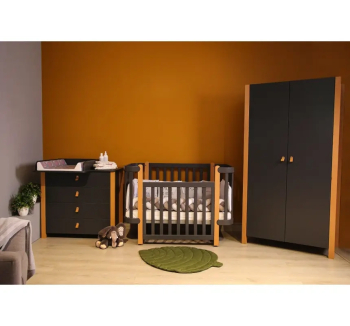 Спальня детская Верес Монако 4 Серый (Темно-серый/Буковый Темно-серый) фото-1
