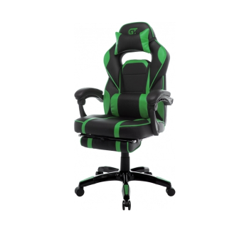 Кресло геймерское GT Racer X-2749-1 Зеленый (Черный PU/Зелёный PU) фото-1