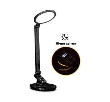 Лампа настольна Mealux DL-410 Чорний (Чорний) фото-2