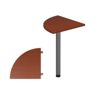 Стол приставной M-Concept Серия Атрибут A1.56.55 55x55 Серый (Антрацит (в)) фото-2