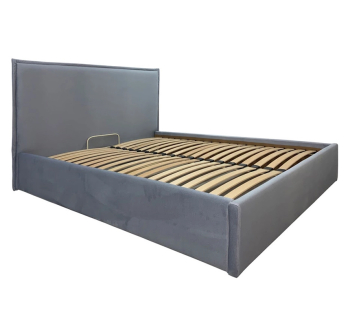 Кровать RICHMAN Андреа Вип с подъемным механизмом 190(200)x120 Серый (Флай 2232 Хром) фото-1
