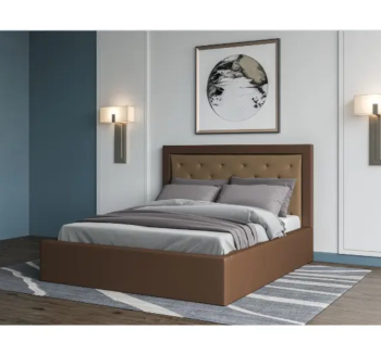 Ліжко Світ меблів Кароліна 4 з підьйомним механізмом 200x160 Сірий (Багіра 35/Флай2233) фото-2