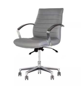 Кресло Новый Стиль Iris steel LB Anyfix AL70 Серый (ECO 70 1.043)