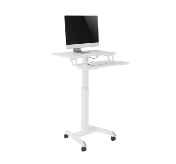 Стіл комп'ютерний OfficePro ODM460 80x40 Білий (White) фото-2