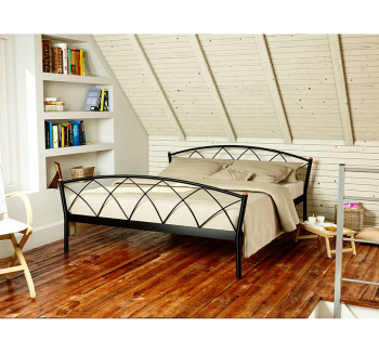 Ліжко Метакам Jasmine-2 190x160 Сірий (Шагрень сіра) фото-2