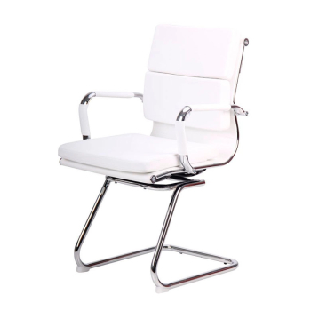 Кресло конференционное AMF Slim FX CF XH-630C Белый (PU Белый) фото-1