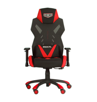 Кресло геймерское AMF VR Racer Radical Grunt Черный (Черный/Красный) фото-2