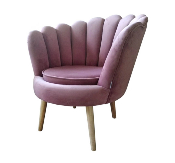 Кресло MegaStyle Rose 82x78 Фиолетовый (Simple 48) фото-1