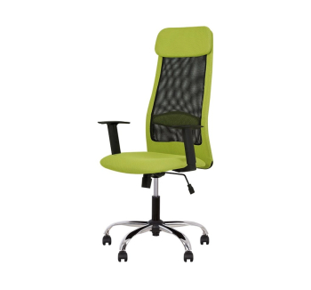 Кресло Новый Стиль Frank GTR Tilt (WS-122) CHR68 Зеленый (GD 15 OH 8) фото-1