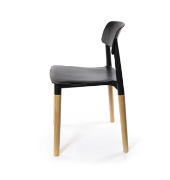 Комплект стульев АКЛАС Фредо EX 4 шт Черный (Черный) фото-2