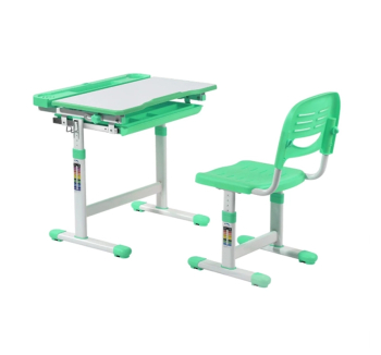 Комплект FunDesk Cantare парта+стул Зеленый (Зеленый) фото-1