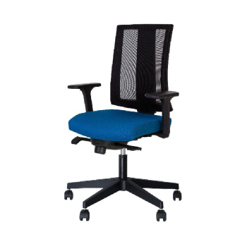 Кресло Новый Стиль Navigo R Net Black WA ES PL70 Синий (LS-17)