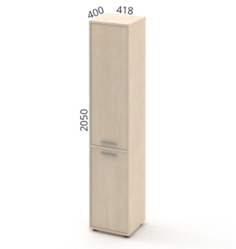 Шкаф M-Concept Серия Техно-Плюс T4.44.20 41x40x205 Серый (Антрацит) фото-2
