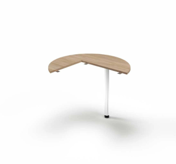 Стол приставной M-Concept Серия Атрибут A1.26.10 100x100 Черный (Венге Луизиана)