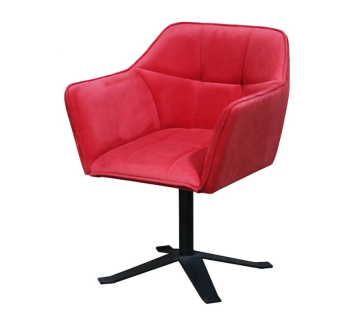Кресло MegaStyle Arni MK Красный (Bordo 13 Ral 9005 Черный шагрень) фото-1