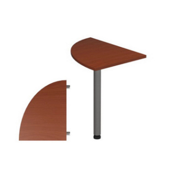 Стол приставной M-Concept Серия Атрибут A1.56.70 55x70 Черный (Венге Луизиана) фото-2