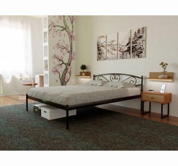 Кровать Метакам Milana-1 200x80 Коричневый (Коричневый)