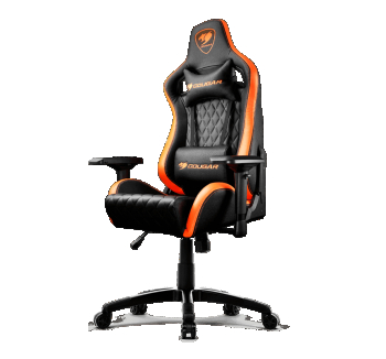 Кресло геймерское Cougar Armor S Оранжевый (Чёрный/Оранжевый) фото-1