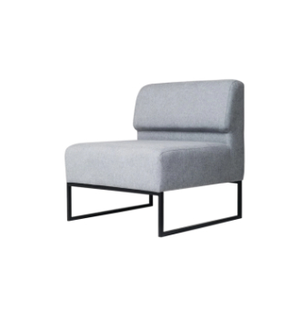 Кресло RICHMAN Лаунж со спинкой 77x77 Серый (Флай 2232) фото-1