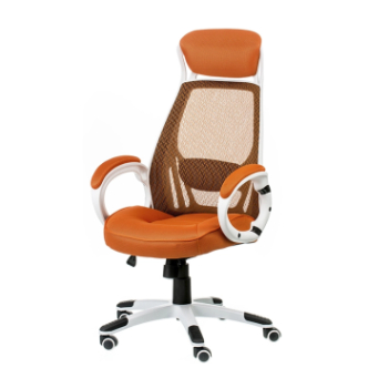 Кресло Special4you Briz White Оранжевый (Сетка/Оранжевый) фото-1