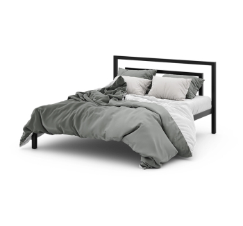 Кровать Метакам Brio-1 200x180 Черный (Черный матовый) фото-1