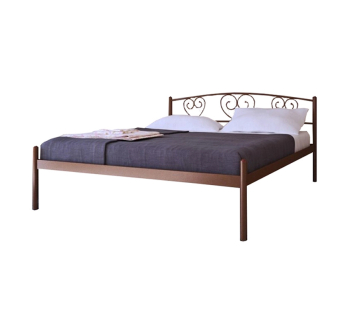Кровать Метакам Darina-1 200x180 Серый (Шагрень серая) фото-1