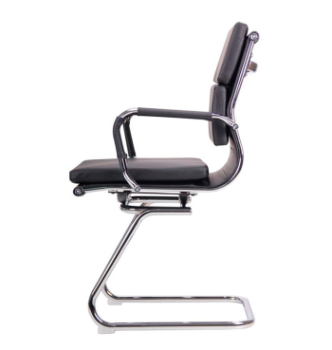 Кресло конференционное AMF Slim FX CF XH-630C Черный (PU Черный) фото-2