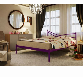 Кровать Метакам Liana-1 190x180 Фиолетовый (Фиолетовый)