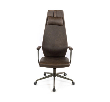 Комплект крісел АКЛАС Ронін CH TILT 2 шт Коричневий (Wax PU 421 темно-коричневий) фото-2