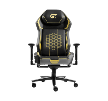Крісло геймерське GT Racer X-5348 Жовтий (Чорний PU/Жовтий PU)