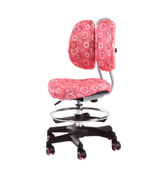 Крісло дитяче FunDesk SST6 Рожевий (Рожевий с кільцями)
