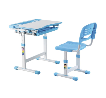 Комплект FunDesk Cantare парта+стілець Синій (Блакитний) фото-1