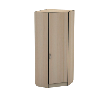 Шкаф гардероб Тиса Мебель ШОУ-2 70x70x166 Серый (Серый) фото-1