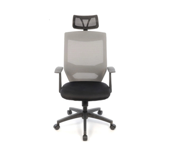 Комплект крісел АКЛАС Таун Tilt 2 шт Сірий (Сірий/Чорний) фото-2