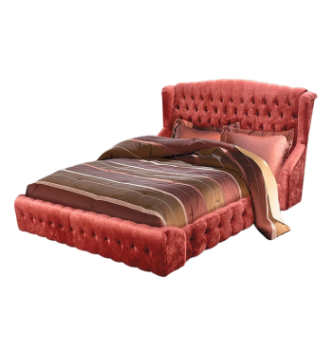 Кровать DLS Глория 200x160 Розовый (Boucle pink) фото-1