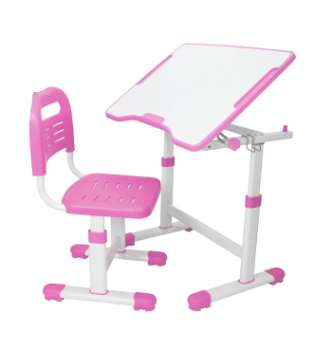 Комплект FunDesk Sole II парта+стілець Рожевий (Рожевий)