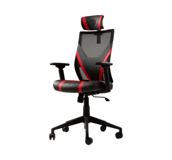 Кресло геймерское GT Racer X-6674 Красный (Черный PU/Красный PU) фото-1