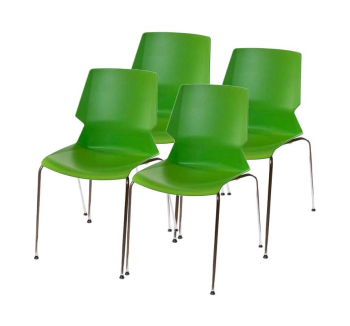 Комплект стульев АКЛАС Пекин CH 4 шт Зеленый (Салатовый) фото-1
