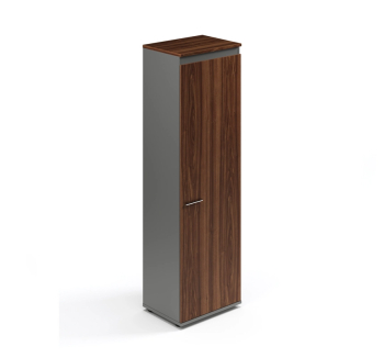 Шкаф гардероб M-Concept Серия Диалог D5.11.20 60x45x200 Серый (Антрацит) фото-1