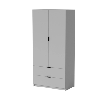 Шкаф гардероб MatroLuxe Junior 100x54.6x211 Белый (Белое дерево) фото-1