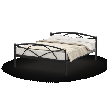 Кровать Метакам Palermo-2 200x90 Черный (Черный матовый) фото-1