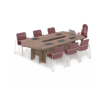 Стол конференционный M-Concept Серия Ньюмен N1.08.30 300x150 Красный (Яблоня Локарно) фото-2