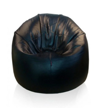 Кресло мешок Starski Volcano 90x90 Черный (KANSAS black) фото-1
