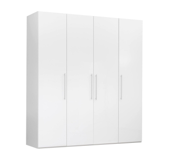 Шкаф гардероб Embawood Глосси 4Д 195.4x59.4x218.6 Белый (Белый) фото-1